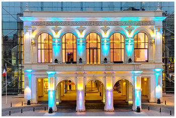 Hotel Front - Evening or Night